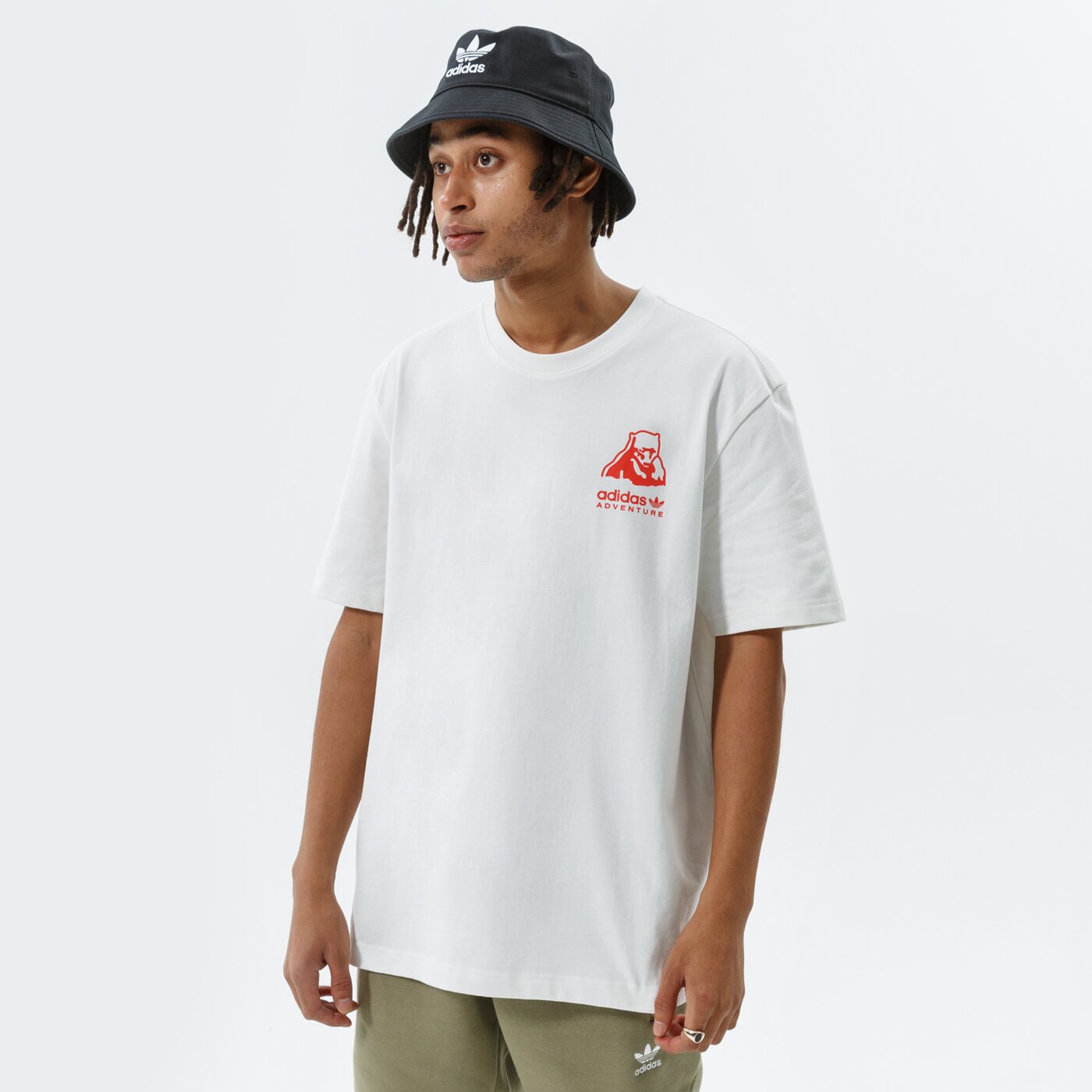 Мъжка тениска ADIDAS ТЕНИСКА PBEAR TEE h09082 цвят бял