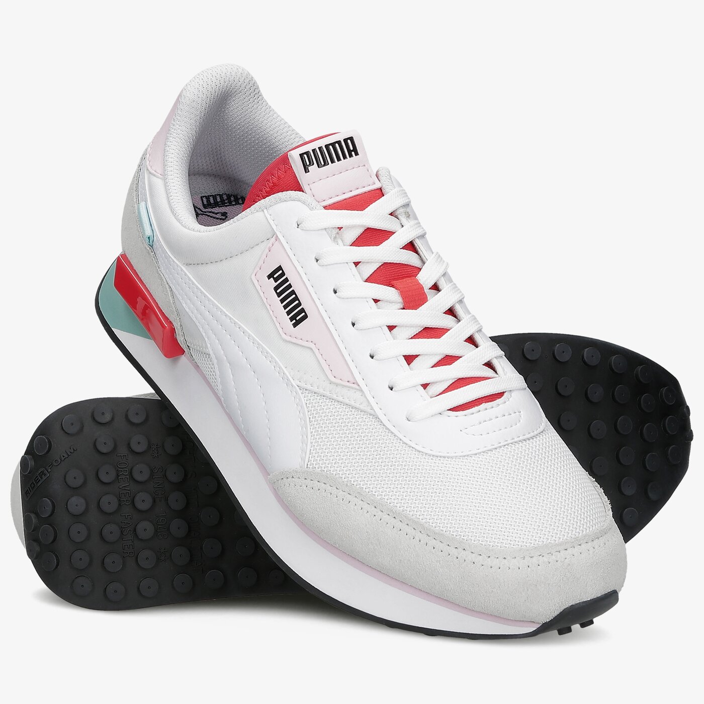 Мъжки маратонки PUMA FUTURE RIDER NEON PLAY 37338309 цвят бял