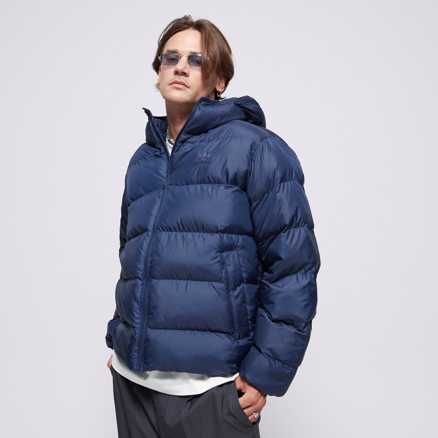 Мъжко зимно яке ADIDAS ЯКЕ ЗИМНО COMMERCIAL PUFF iy3397 цвят тъмносин