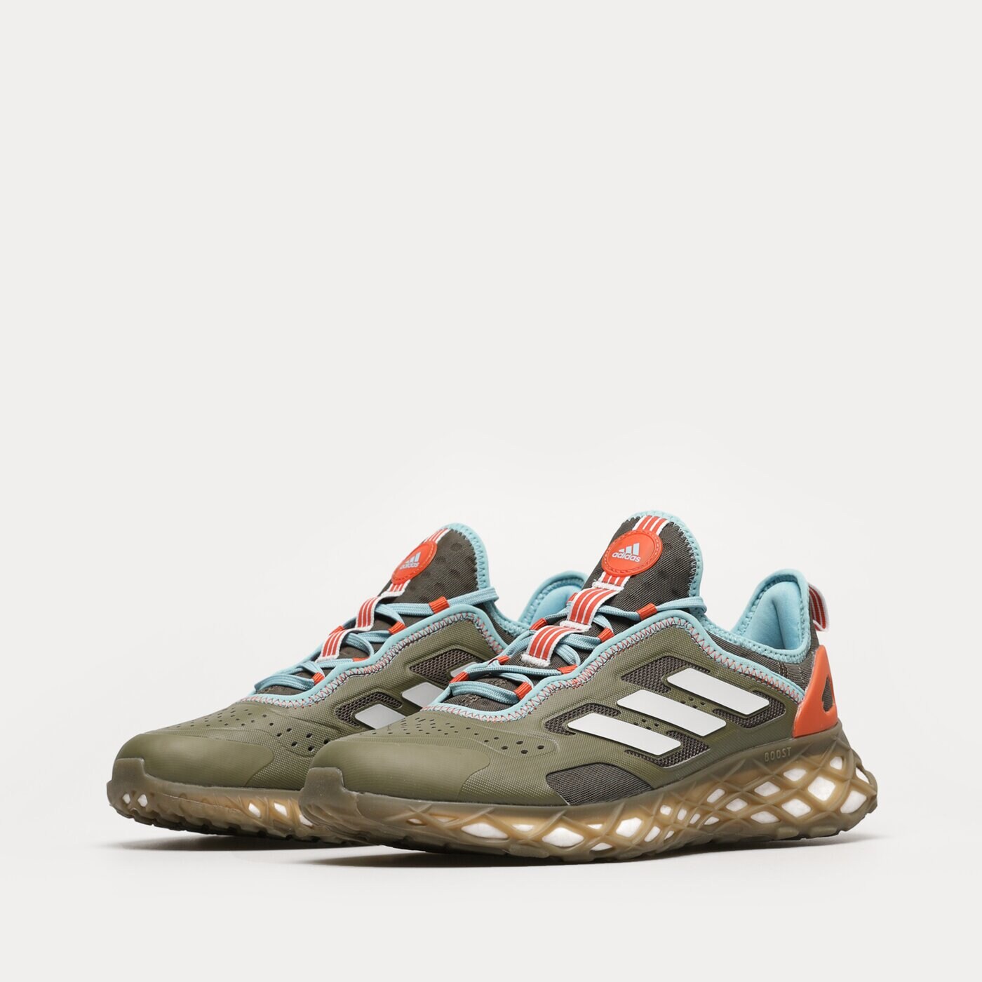 Мъжки маратонки ADIDAS WEB BOOST hq6170 цвят зелен