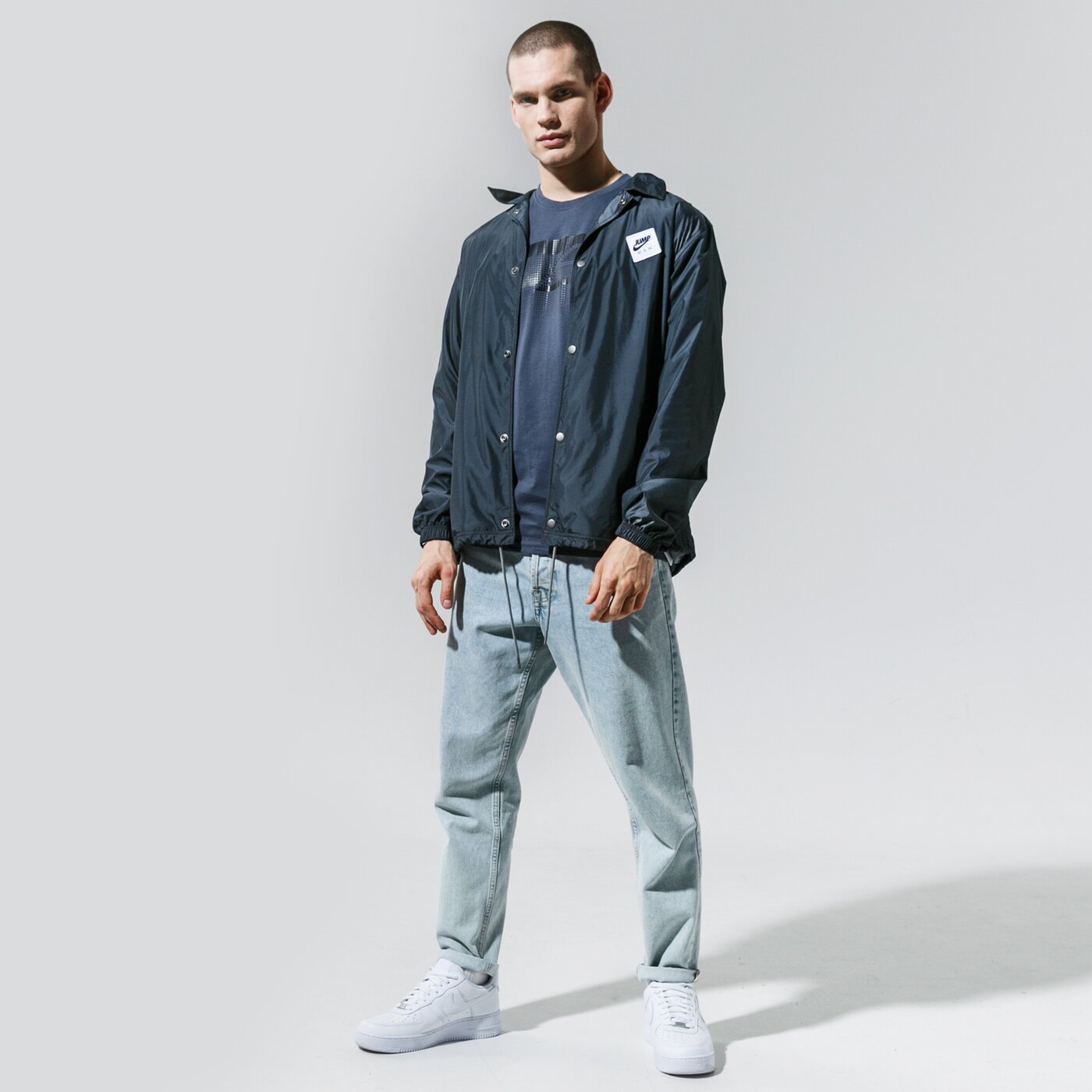 Мъжка тениска CONFRONT ТЕНИСКА LOGO BUBBLE cf320tsm69002 цвят сив