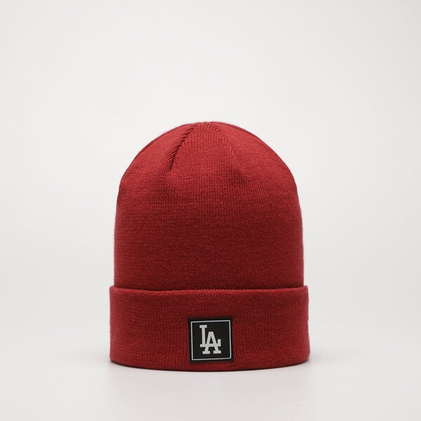 Мъжка зимна шапка NEW ERA ШАПКА TEAM BEANIE LA DODGERS RED LOS ANGELES DODGERS 60284971 цвят червен