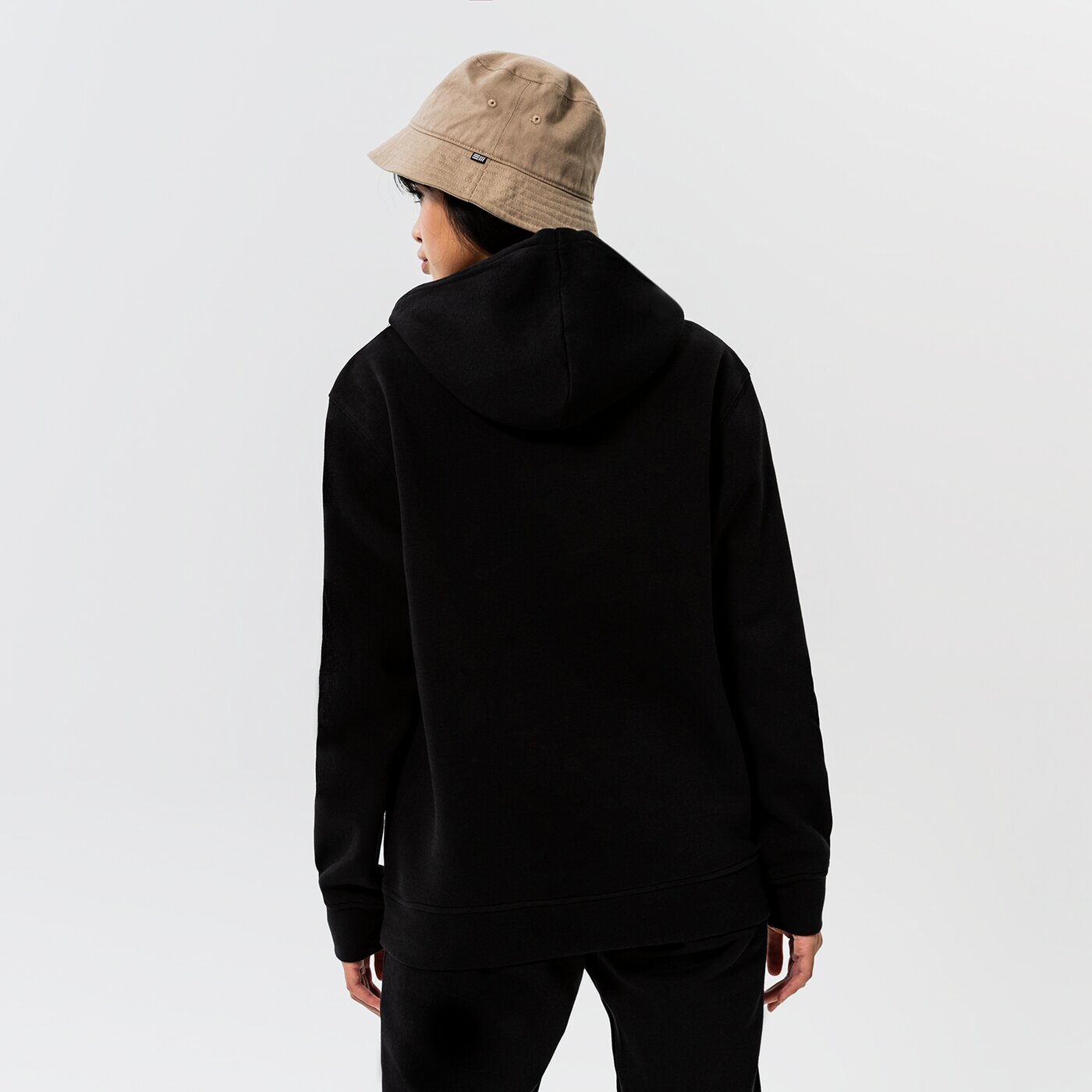 Дамски суичър ADIDAS ESSENTIAL FLEECE OVERHEAD HOODIE  h34725 цвят черен