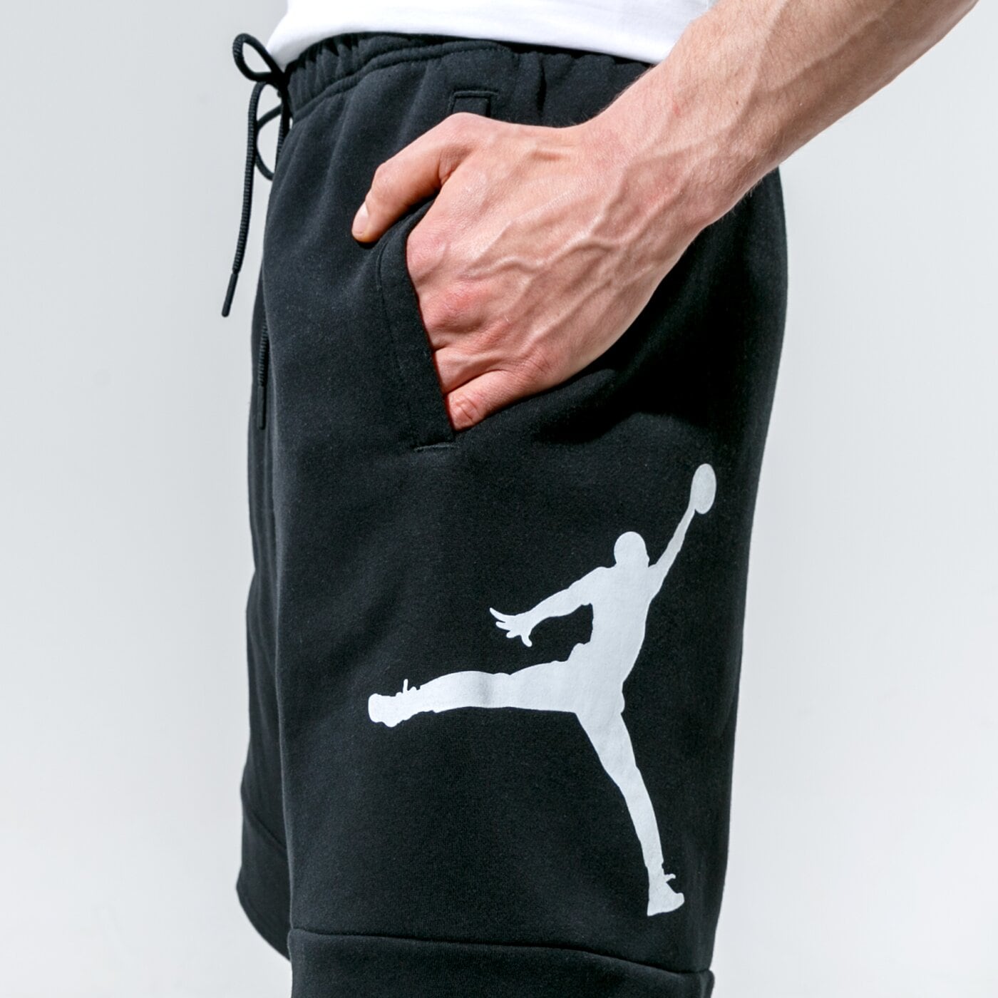 Мъжки къси панталони JORDAN ШОРТИ JUMPMAN AIR ck6707-010 цвят черен