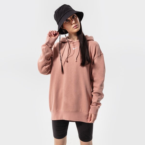 Дамски суичър NIKE СУИТЧЪР С КАЧУЛКА SPORTSWEAR OVERSIZED dq5097-609 цвят розов
