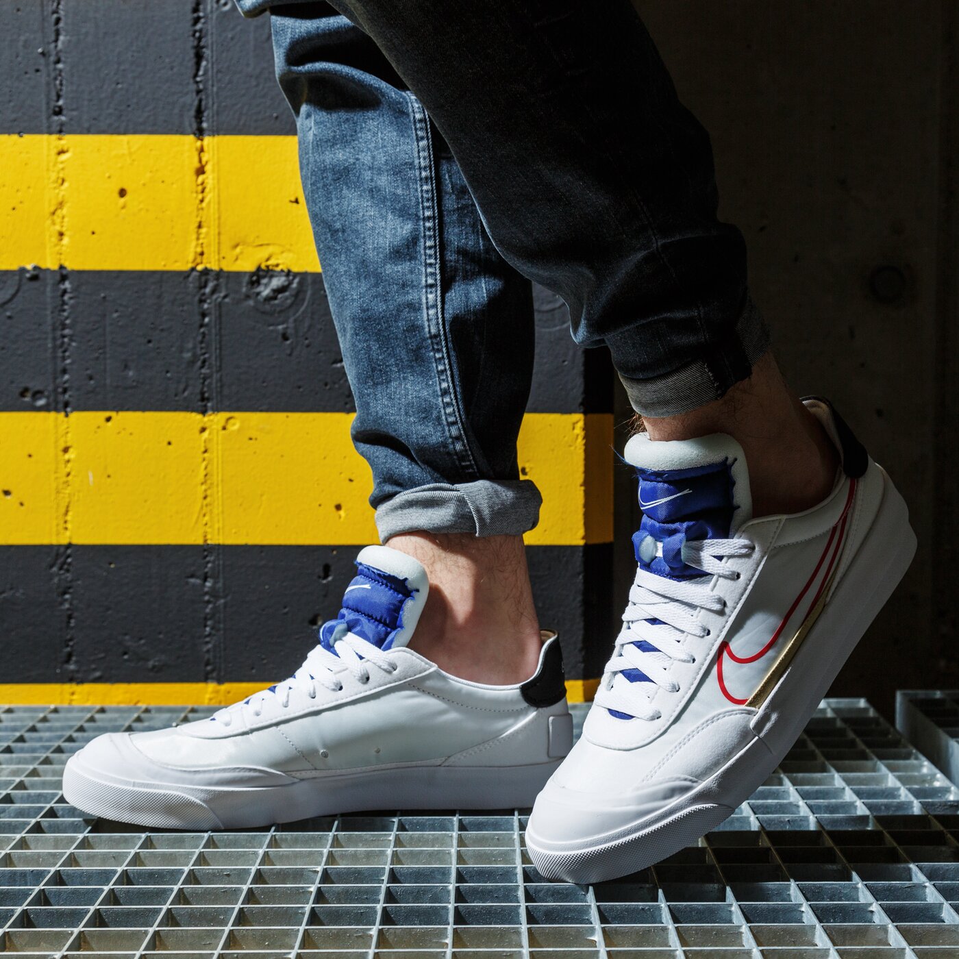 Мъжки маратонки NIKE DROP TYPE SWOOSH cq0989-100 цвят бял