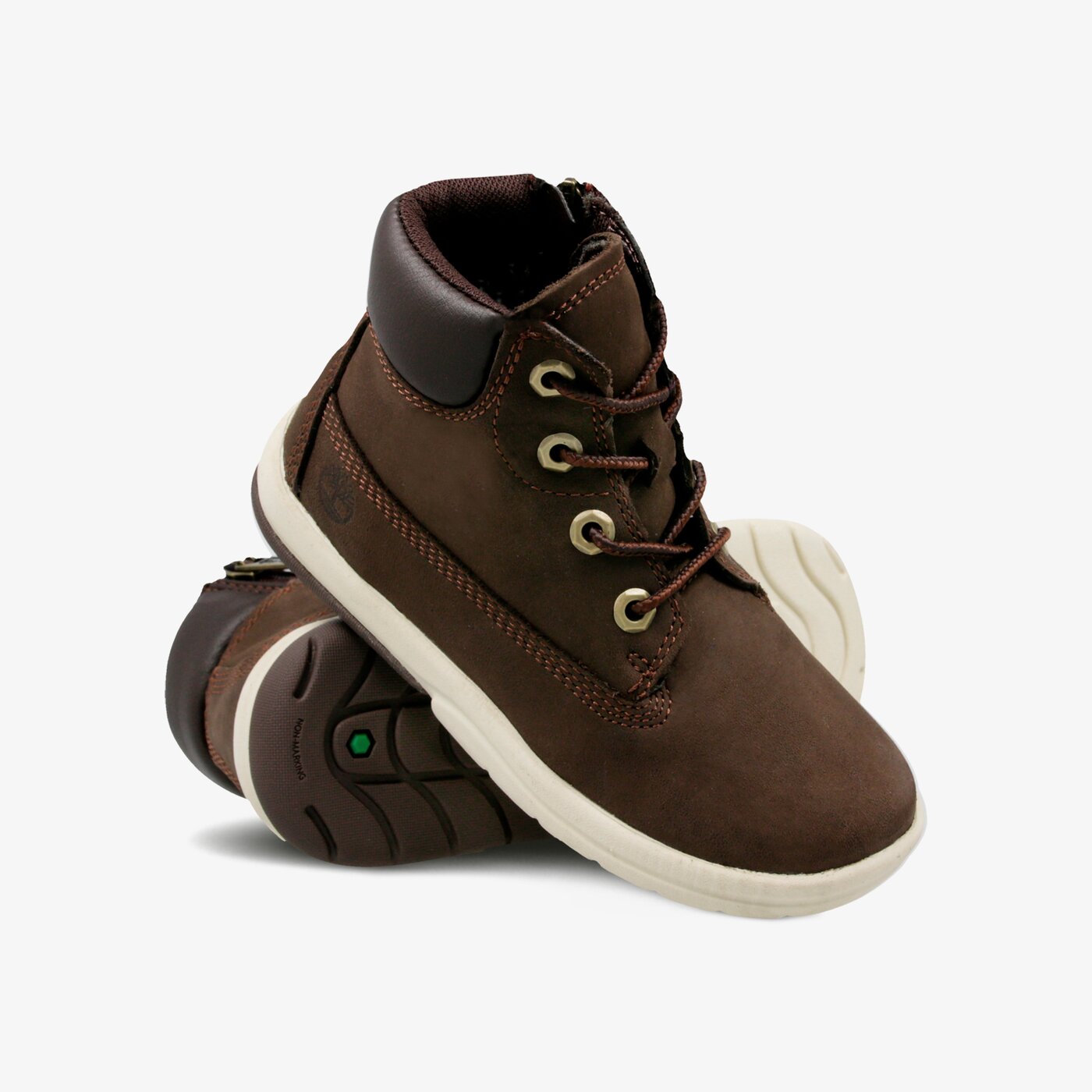 Детски боти TIMBERLAND TODDLE TRACKS 6" BOOT a1jvg цвят кафяв