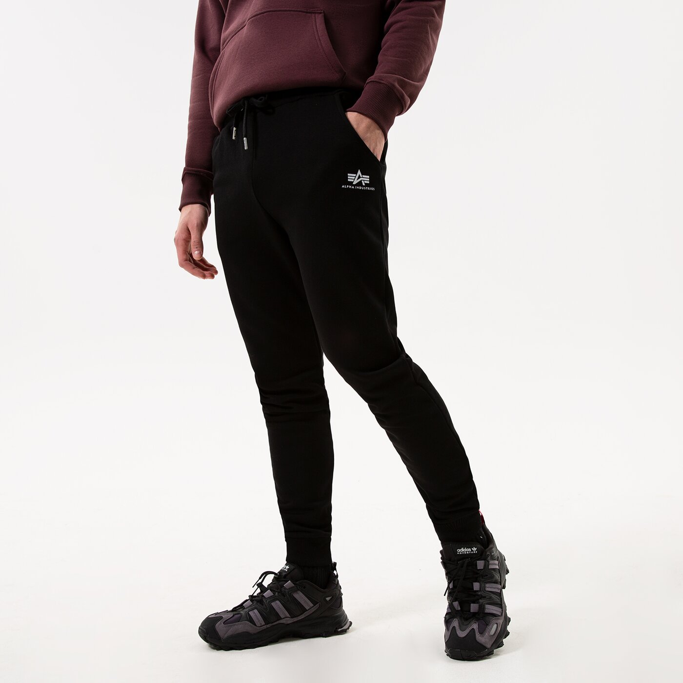Мъжки панталони ALPHA INDUSTRIES ПАНТАЛОНИ BASIC JOGGER SL 116370-03 цвят черен