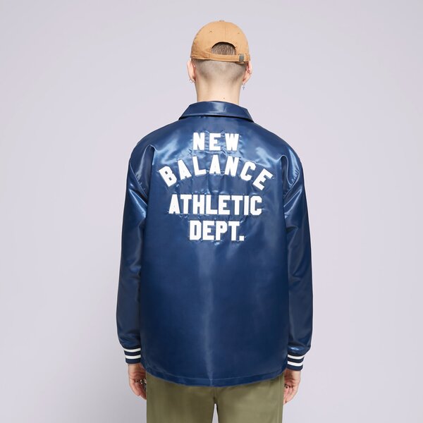 Мъжко преходно яке NEW BALANCE ЯКЕ SGH COACHES JACKET mj41553nny цвят тъмносин