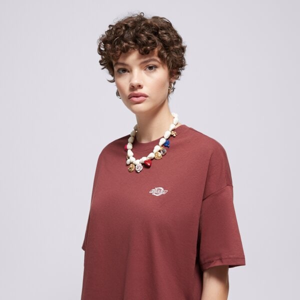 Дамска тениска DICKIES ТЕНИСКА SUMMERDALE SS TEE dk0a4y1bl161 цвят кафяв