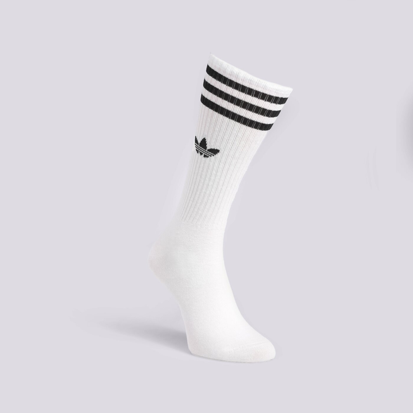 Дамски чорапи ADIDAS ЧОРАПИ 3-PACK SOLID SOCKS HIGH CREW ij0734 цвят бял