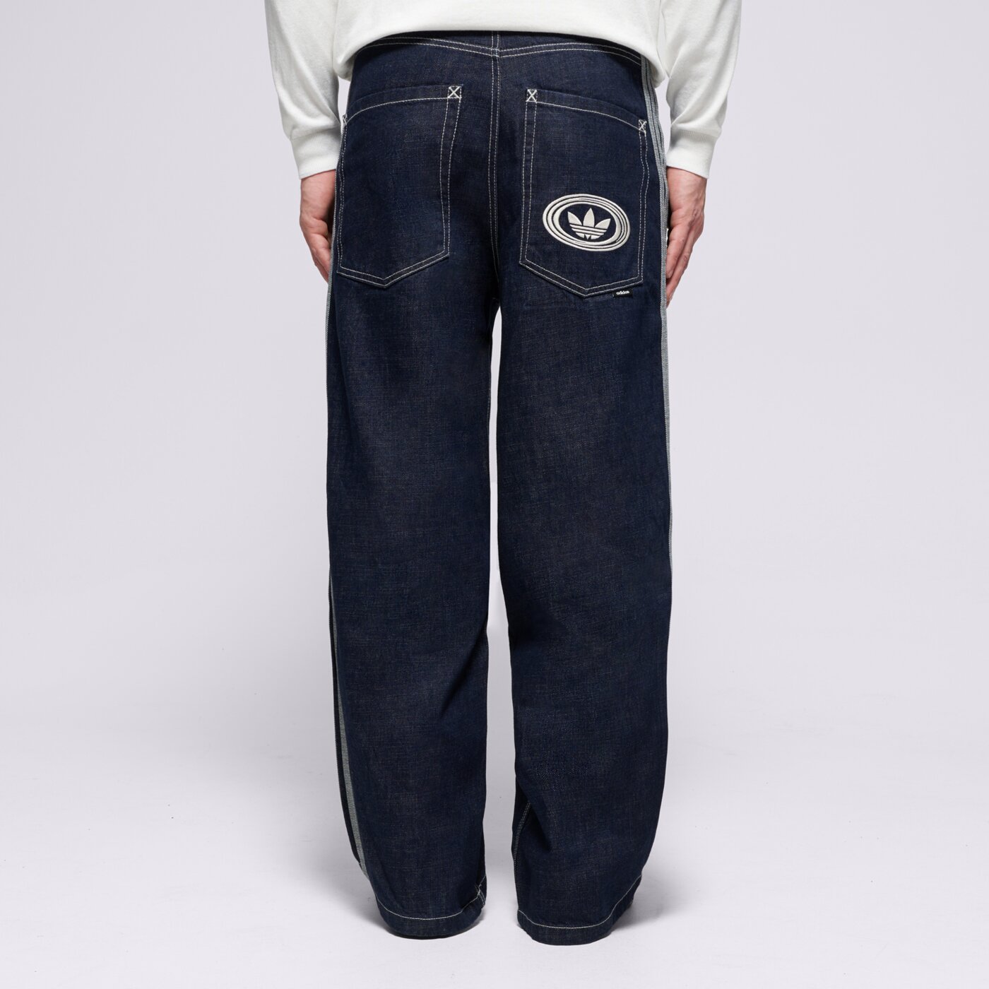 Мъжки панталони ADIDAS ПАНТАЛОНИ 90S ALTERNATIVE SPORT WIDE LEG SKATER JEAN ks6916 цвят тъмносин