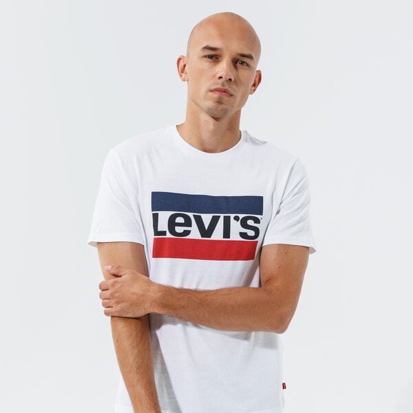 Мъжка тениска LEVI'S ТЕНИСКА SPORTSWEAR LOGO GRAPHIC 396360000 цвят бял