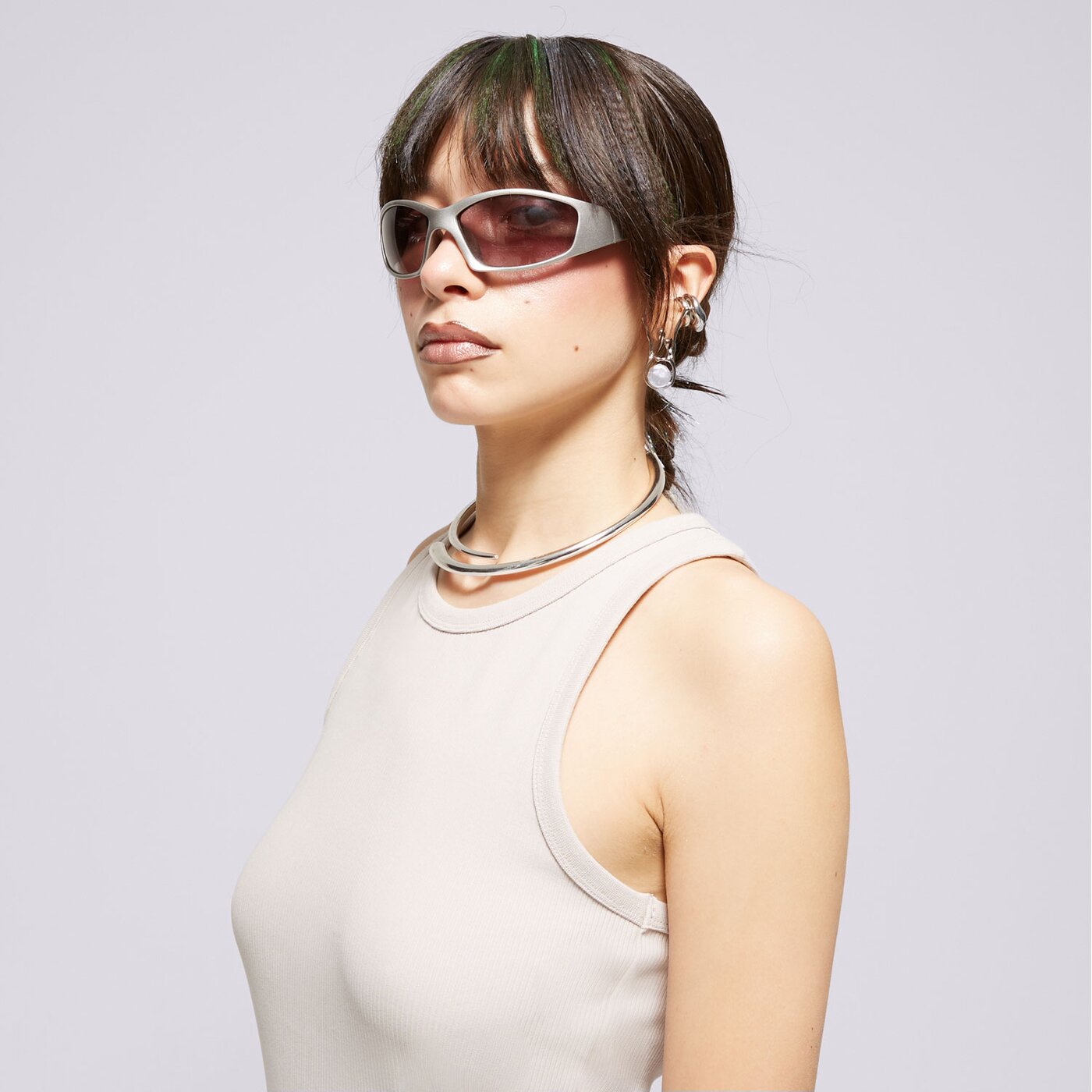 Дамска тениска NEW BALANCE ПОТНИК LINEAR HERITAGE RIB KNIT RACER wt33536mnk цвят сив