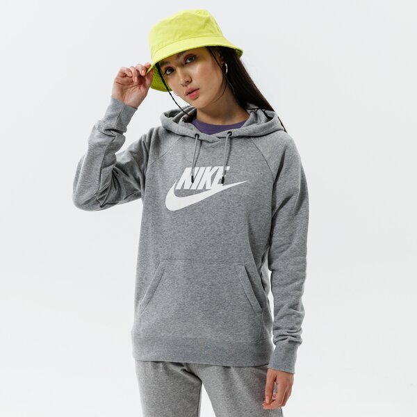 Дамски суичър NIKE СУИТЧЪР С КАЧУЛКА SPORTSWEAR ESSENTIAL bv4126-063 цвят сив