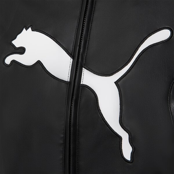 Дамско преходно яке PUMA ЯКЕ FUTURE.PUMA.ARCHIVE PLEATHER RACER JACKET 632170 01 цвят черен