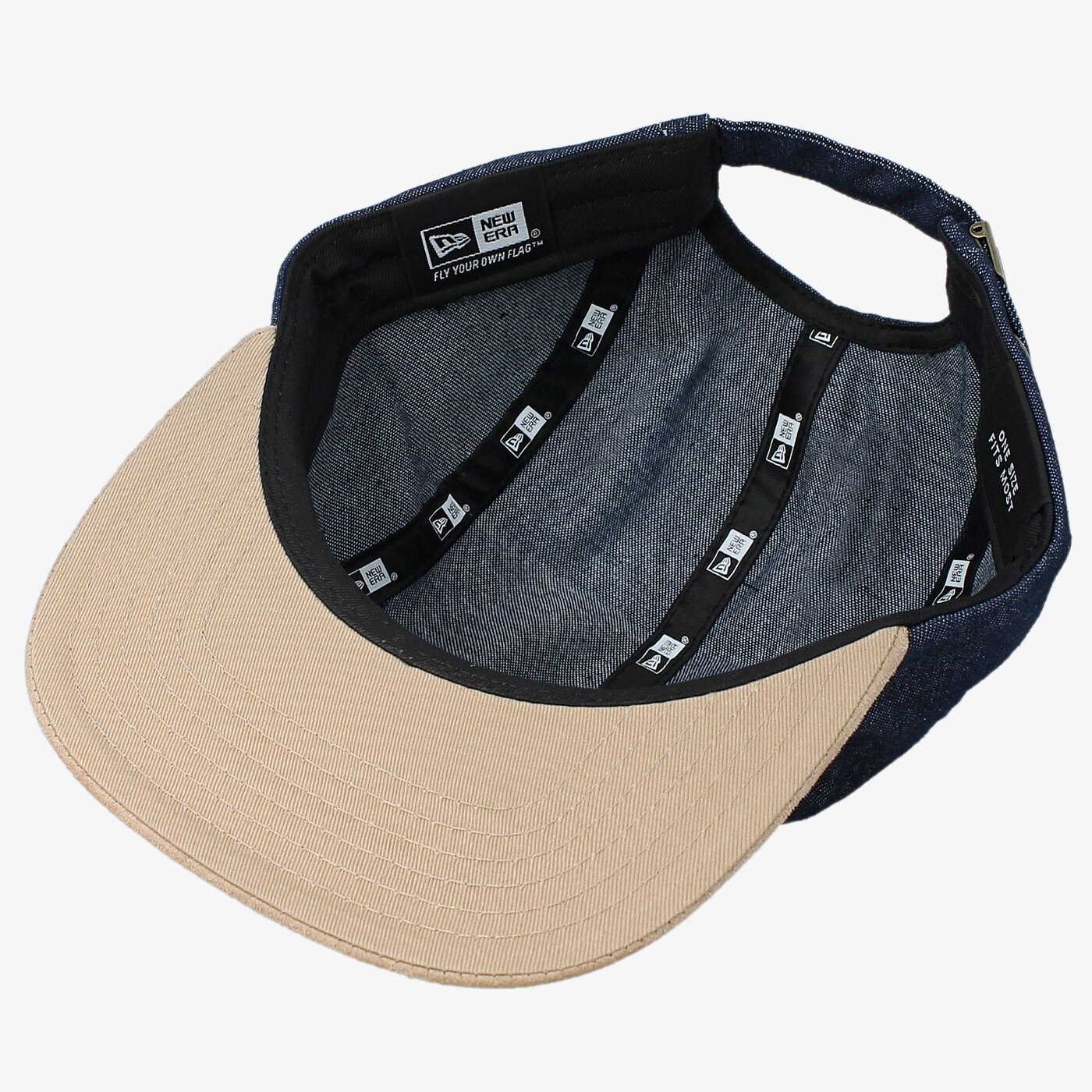 Дамска шапка с козирка NEW ERA ШАПКА PATCH CLASSIC NE NAV/BRN 80258972 цвят тъмносин