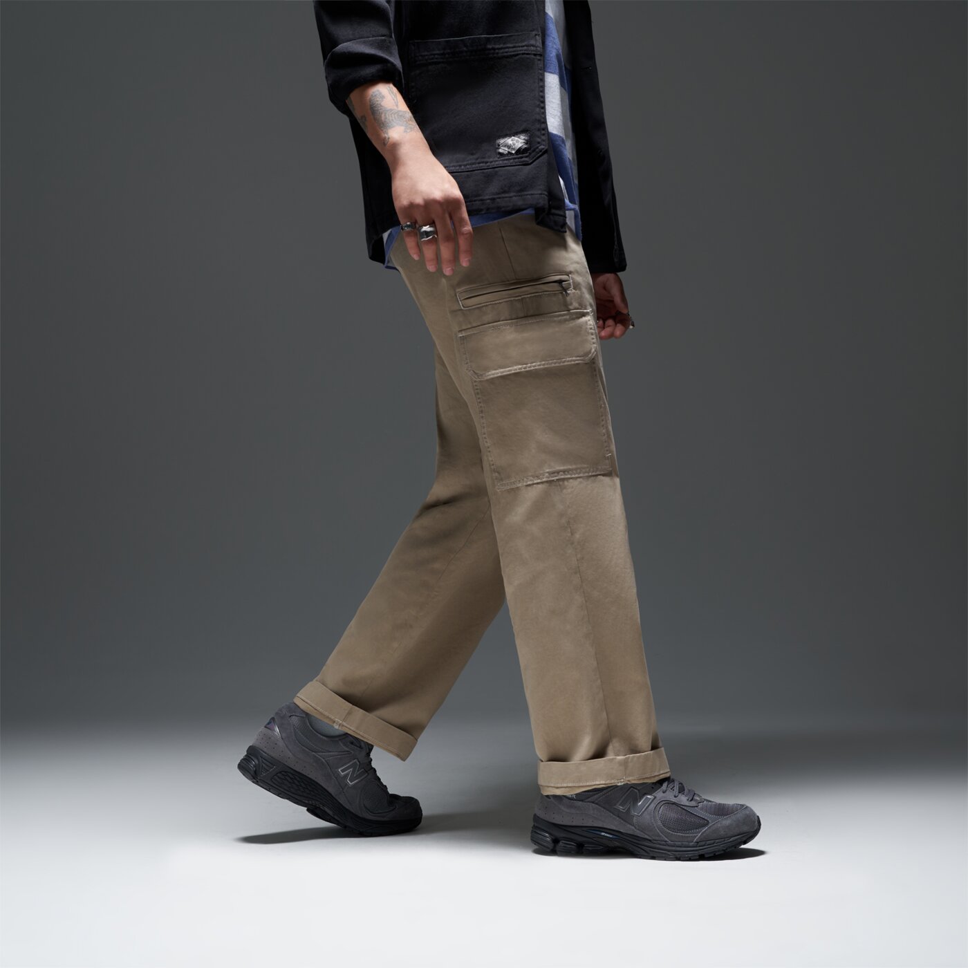 Мъжки маратонки NEW BALANCE 2002R  u2002rh цвят сив