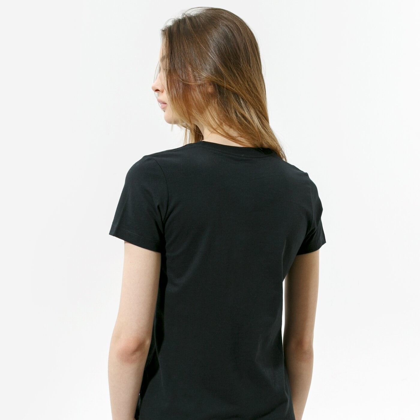 Дамска тениска CONVERSE ТЕНИСКА STAR CHEVRON TEE 10018569-a02 цвят черен