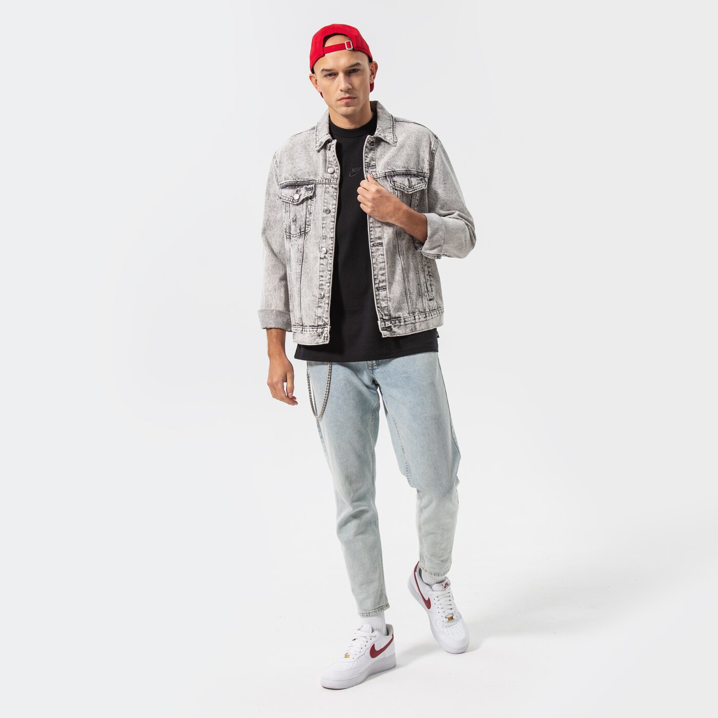 Мъжка тениска NIKE ТЕНИСКА M NSW PREM ESSNTL SUST TEE do7392-010 цвят черен