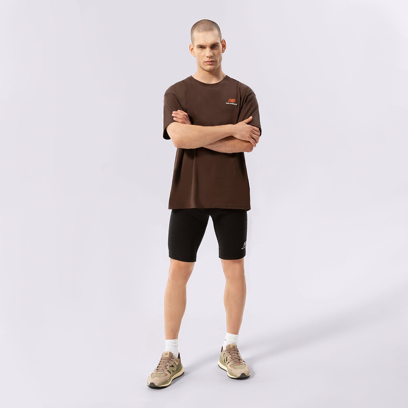 Дамски къси панталони NEW BALANCE ШОРТИ NB ESSENTIALS UNI-SSENTIALS LEGGING SHORT us21501bk цвят черен