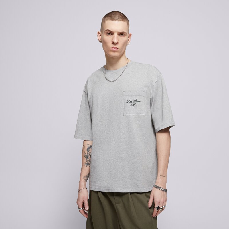 LEVI'S ТЕНИСКА HALF SLEEVE GR PCKT T GREYS