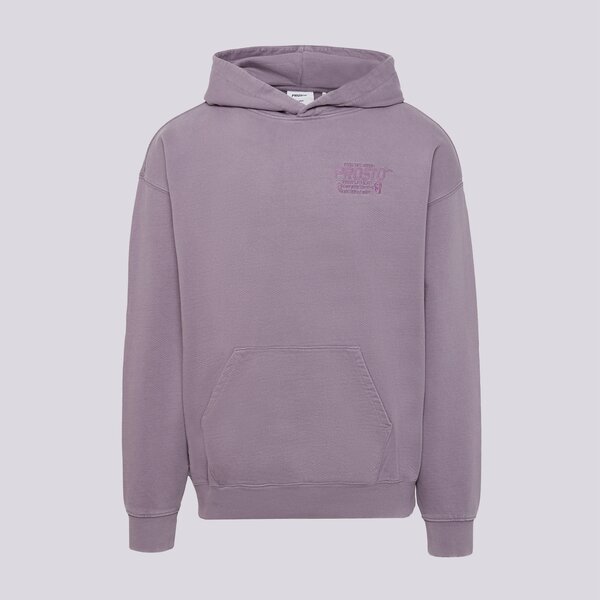 Мъжки суичър PROSTO СУИТЧЪР С КАЧУЛКА HOODIE FLATHEAD WASHED LAVENDER kl252mswe2041 цвят виолетов
