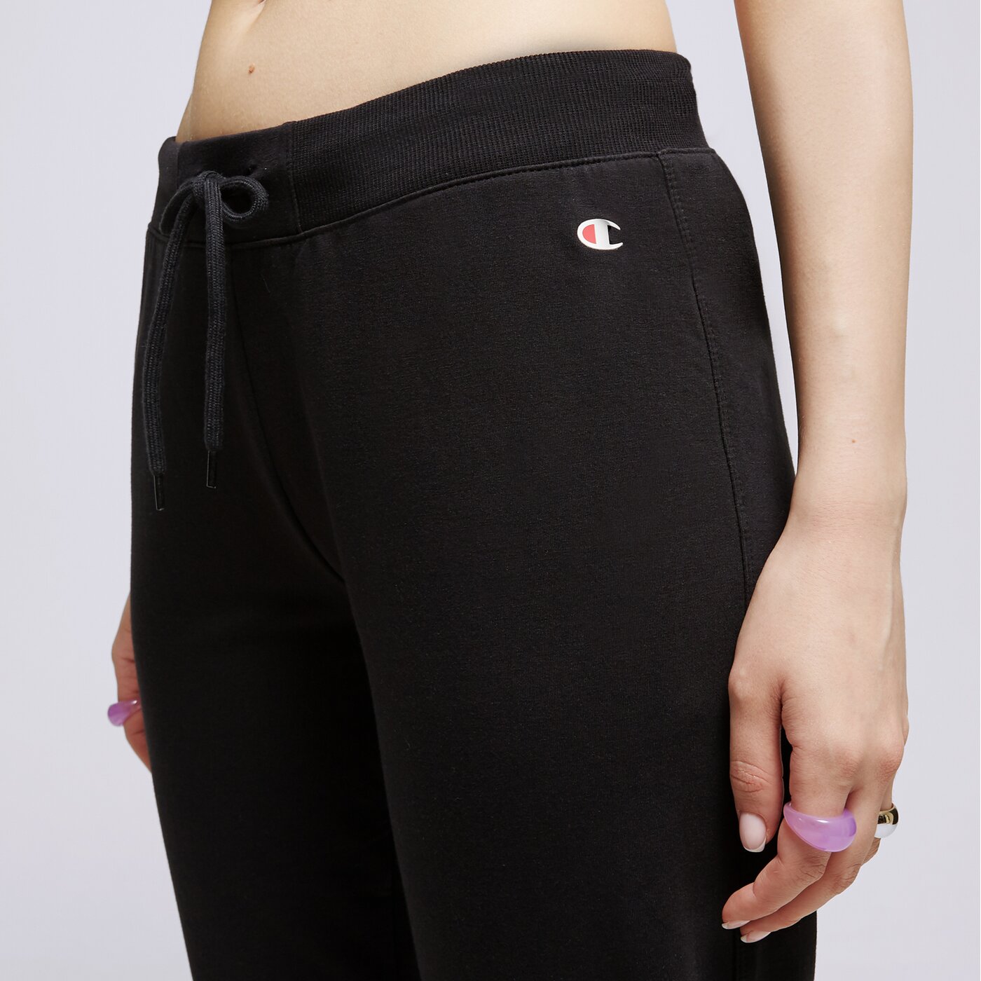 Дамски панталони CHAMPION ПАНТАЛОНИ RIB CUFF PANTS 111999kk001 цвят черен