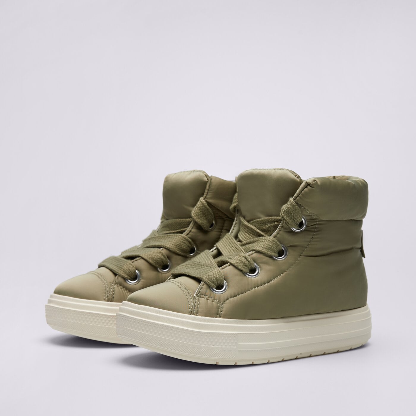 Дамски маратонки CONVERSE CHUCK TAYLOR ALL STAR ELEMENTS BOOT a14275c цвят каки