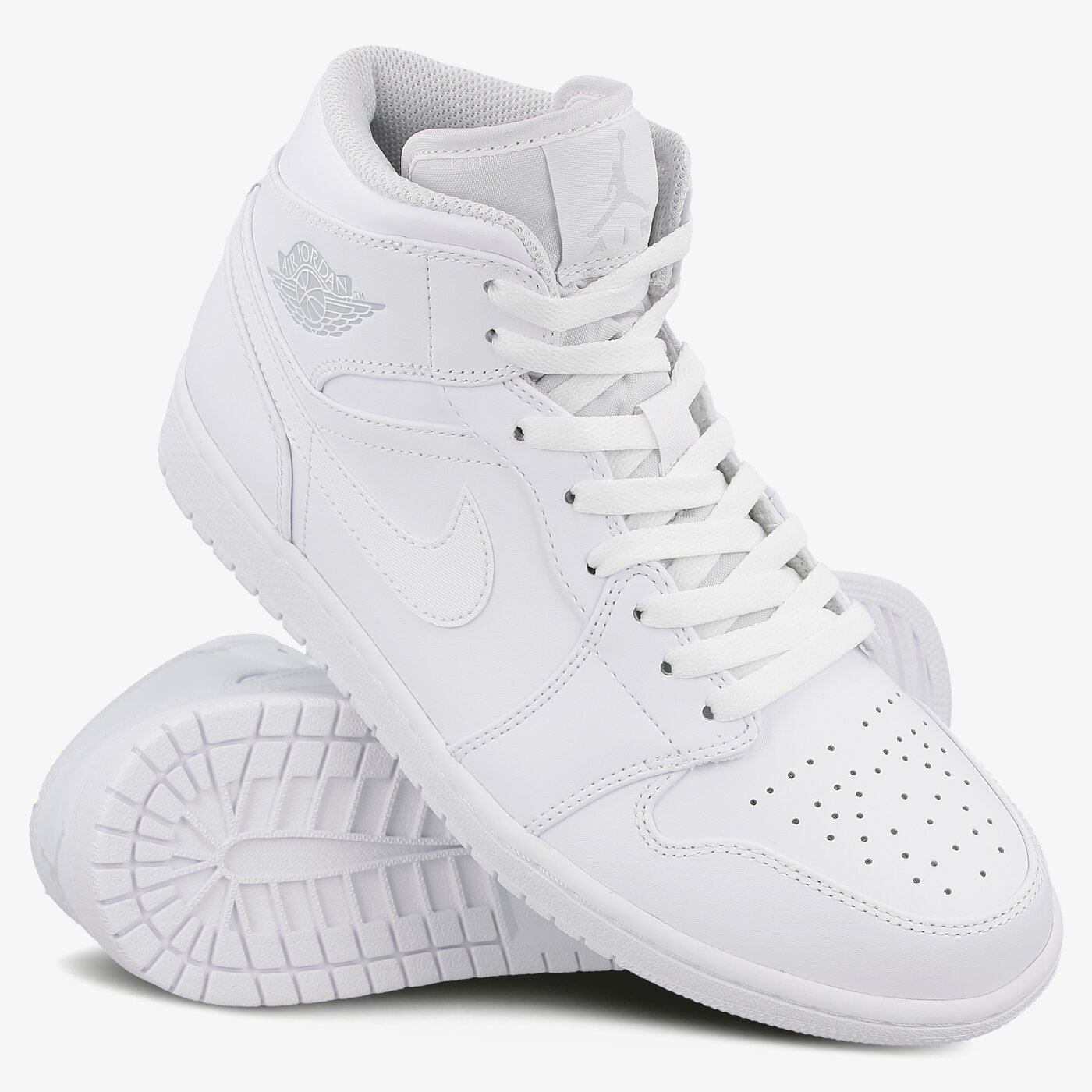 Мъжки маратонки JORDAN AIR 1 MID  554724-104 цвят бял