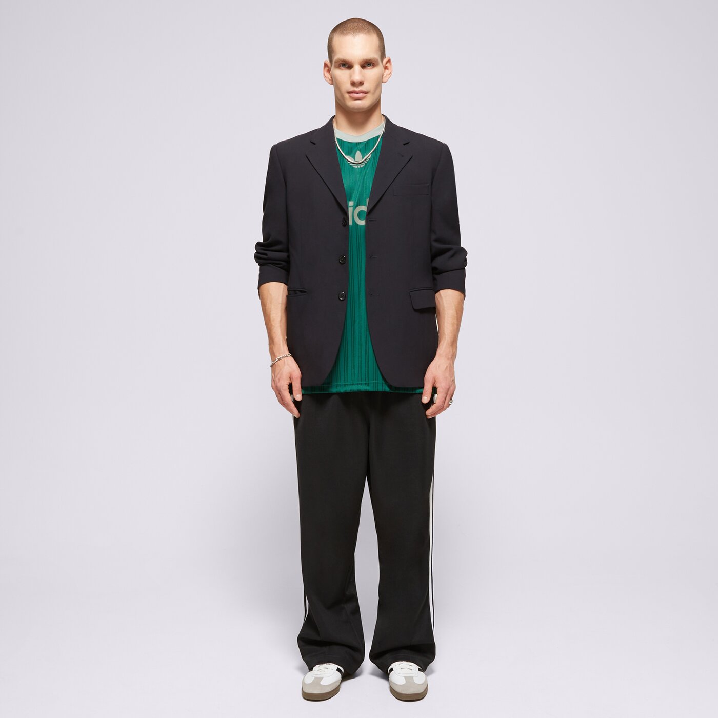 Мъжка тениска ADIDAS ТЕНИСКА ADICOLOR POLY T jp1028 цвят зелен