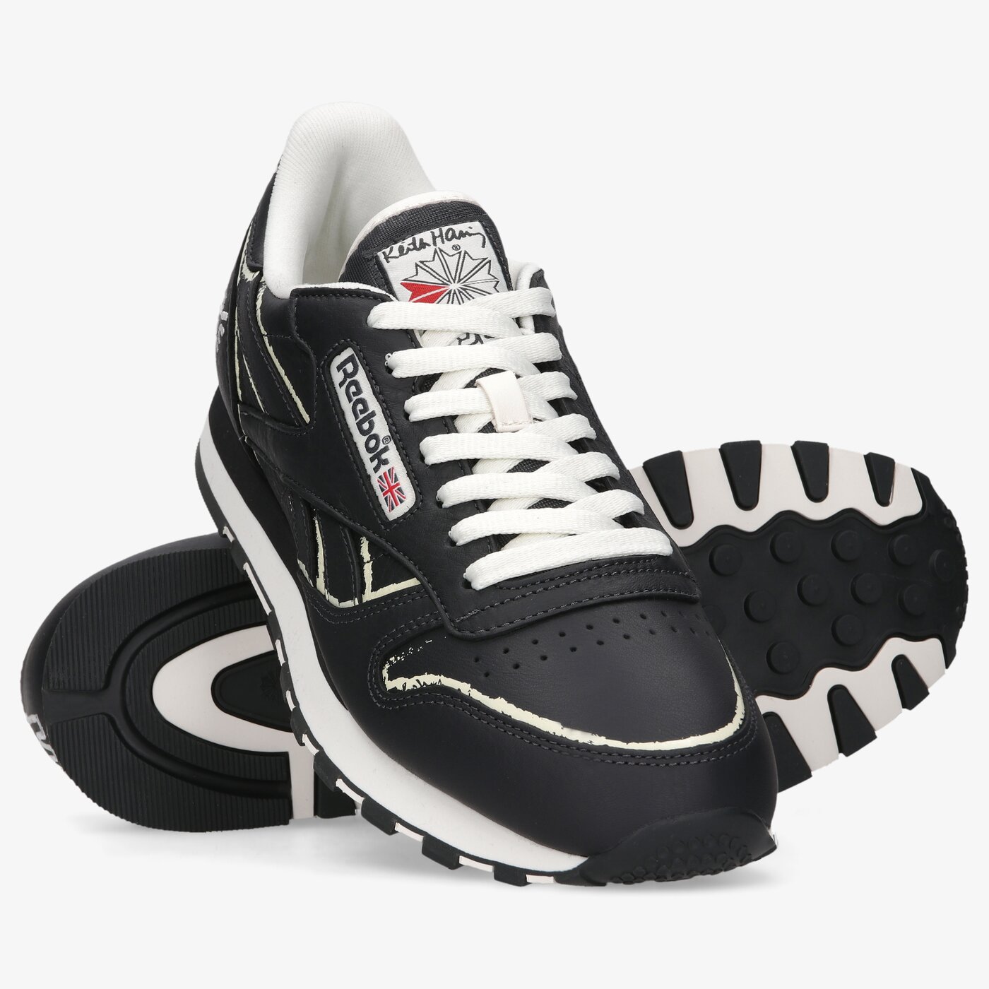 Мъжки маратонки REEBOK CLASSIC LEATHER KEITH HARING gz1456 цвят черен