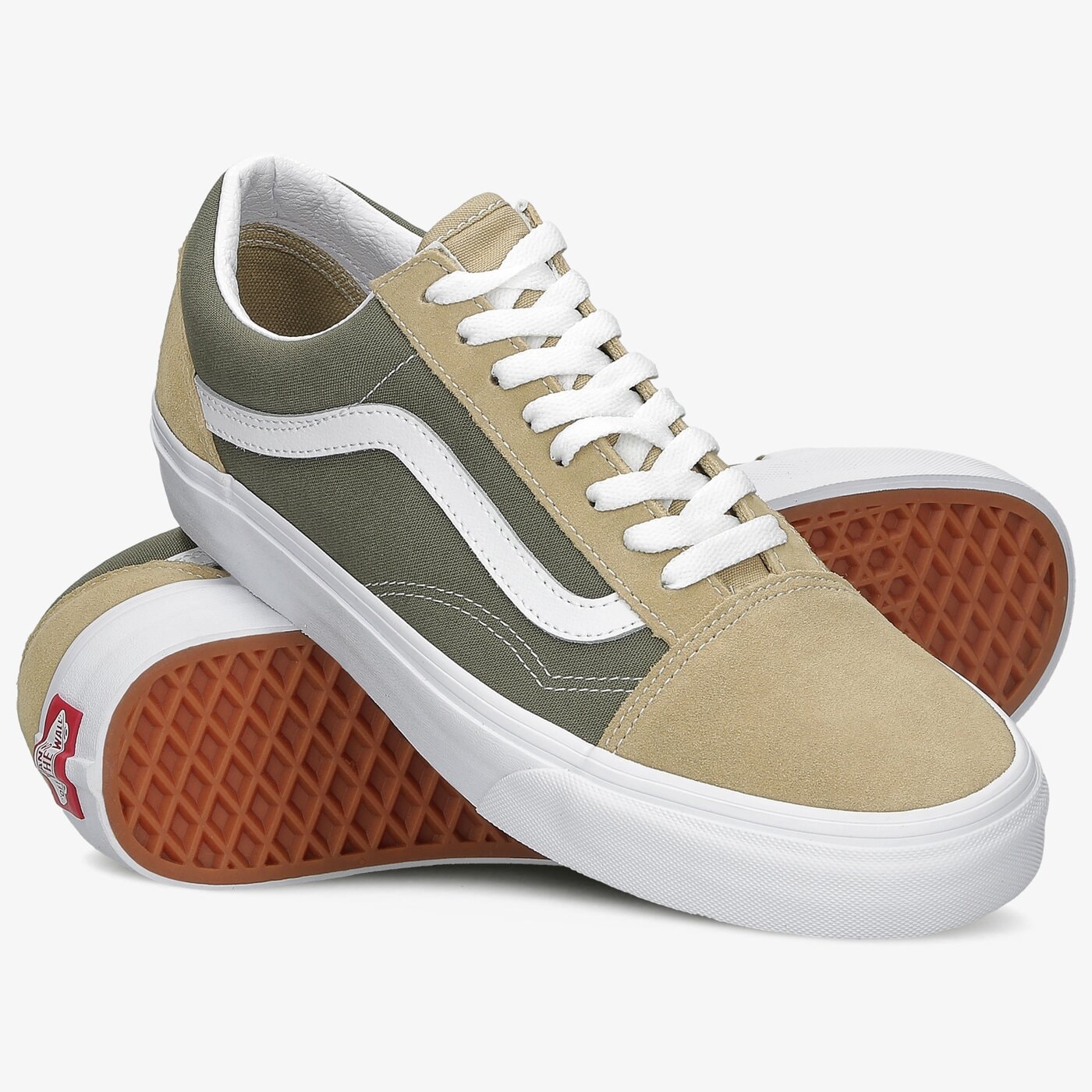 Мъжки маратонки VANS UA OLD SKOOL vn0a3wkt4pf1 цвят зелен