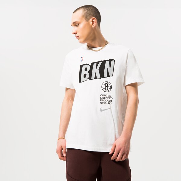 Мъжка тениска NIKE ТЕНИСКА BROOKLYN NETS dr6704-100 цвят бял