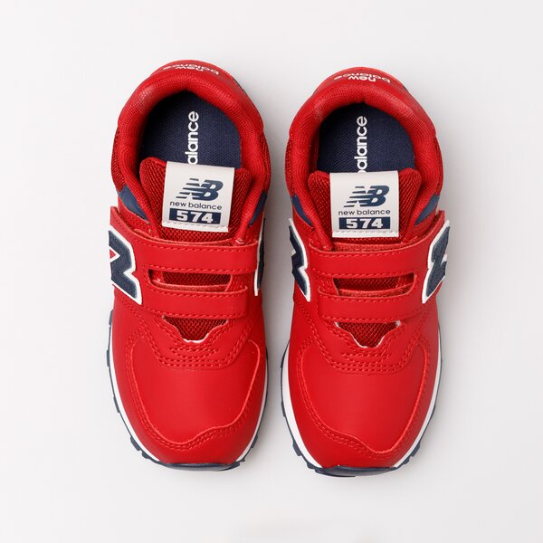 Детски маратонки NEW BALANCE 574  pv574cr1 цвят червен