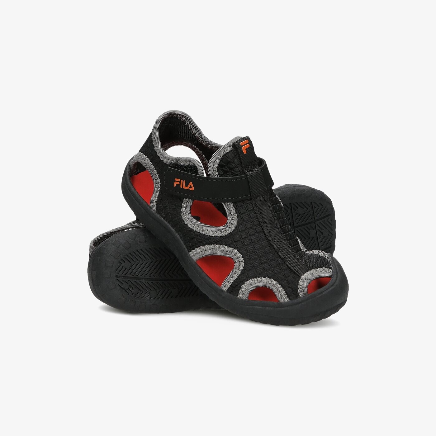 FILA KIDS AQUA 2020102O16 Детски Цвят черен Модни Сандали Обувки Fila в ...