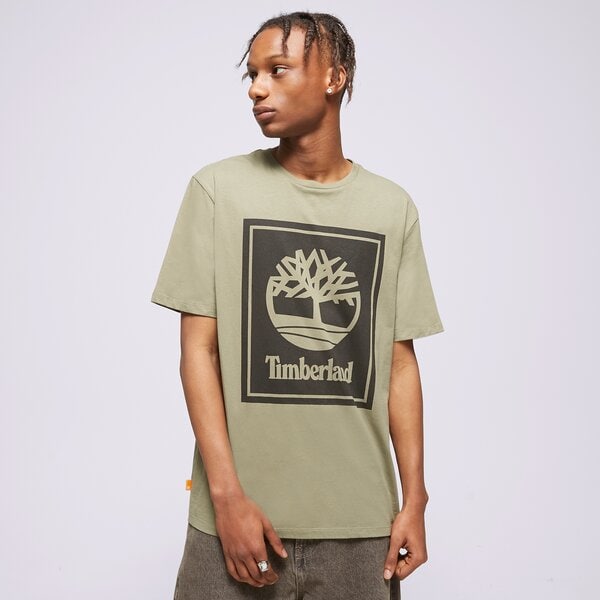 Мъжка тениска TIMBERLAND ТЕНИСКА SS FRONT STACK tb0a6cbtcn81 цвят каки