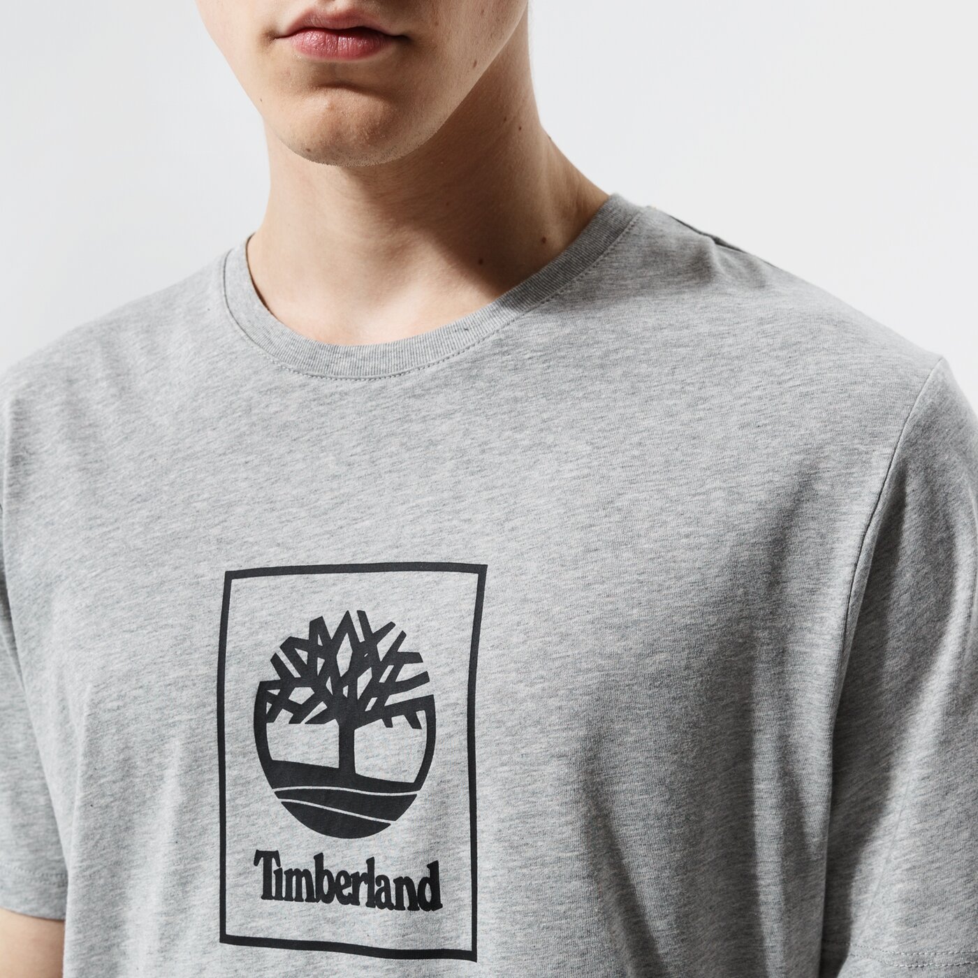 Мъжка тениска TIMBERLAND ТЕНИСКА TREE LOGO TEE MEDIUM GREY HEATHER tb0a5pjv0521 цвят сив