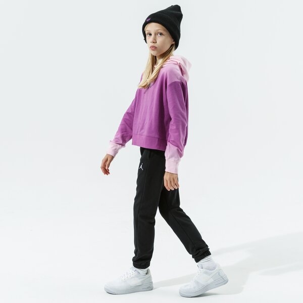 Детски суичър JORDAN СУИТЧЪР С КАЧУЛКА JORDAN ESSENTIALS GIRL 45a881-p1g цвят виолетов
