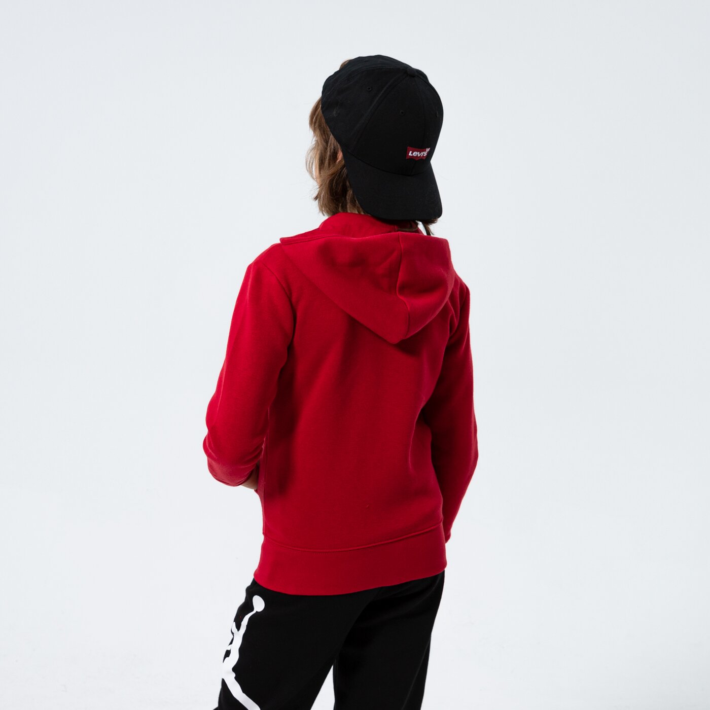 Детски суичър JORDAN СУИТЧЪР СЪС ЗАКОПЧАВАНЕ С КАЧУЛКА FZ HOODIE BOY 95a714-r78 цвят червен