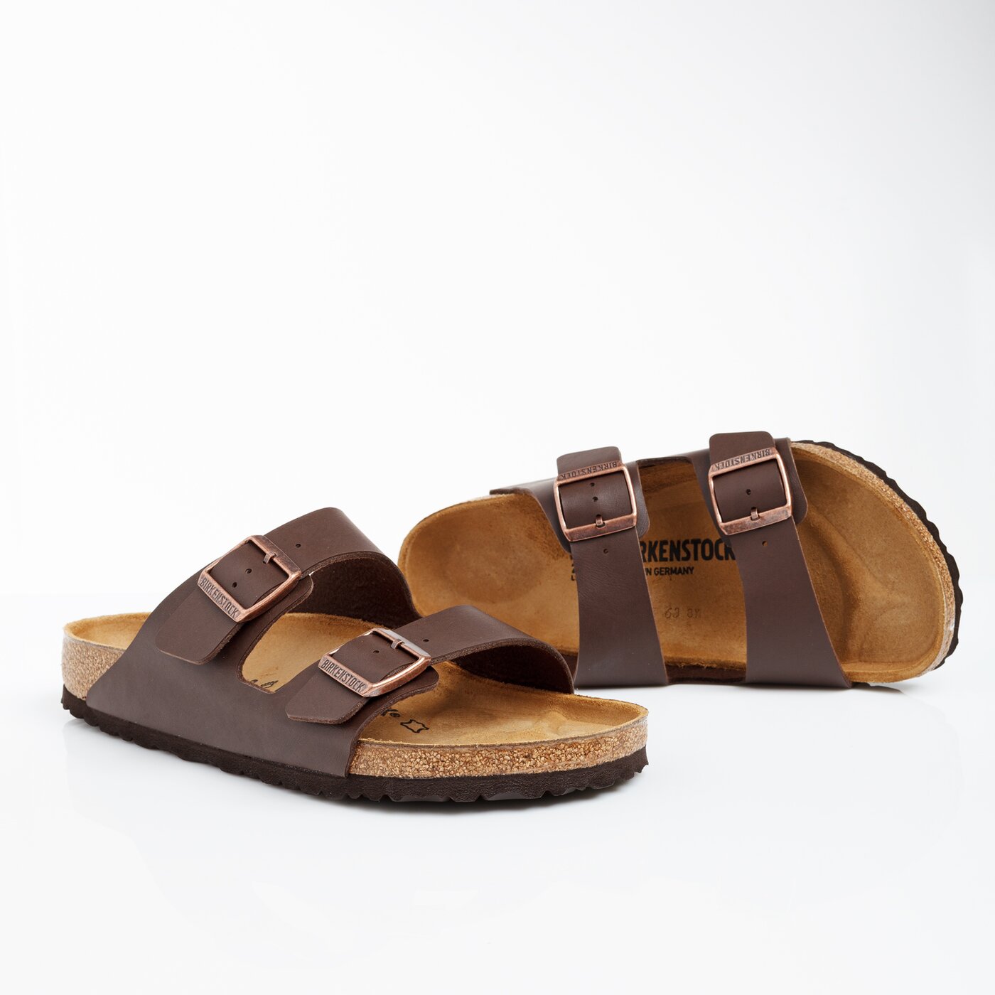 Мъжки чехли и сандали BIRKENSTOCK ARIZONA  51701 цвят кафяв