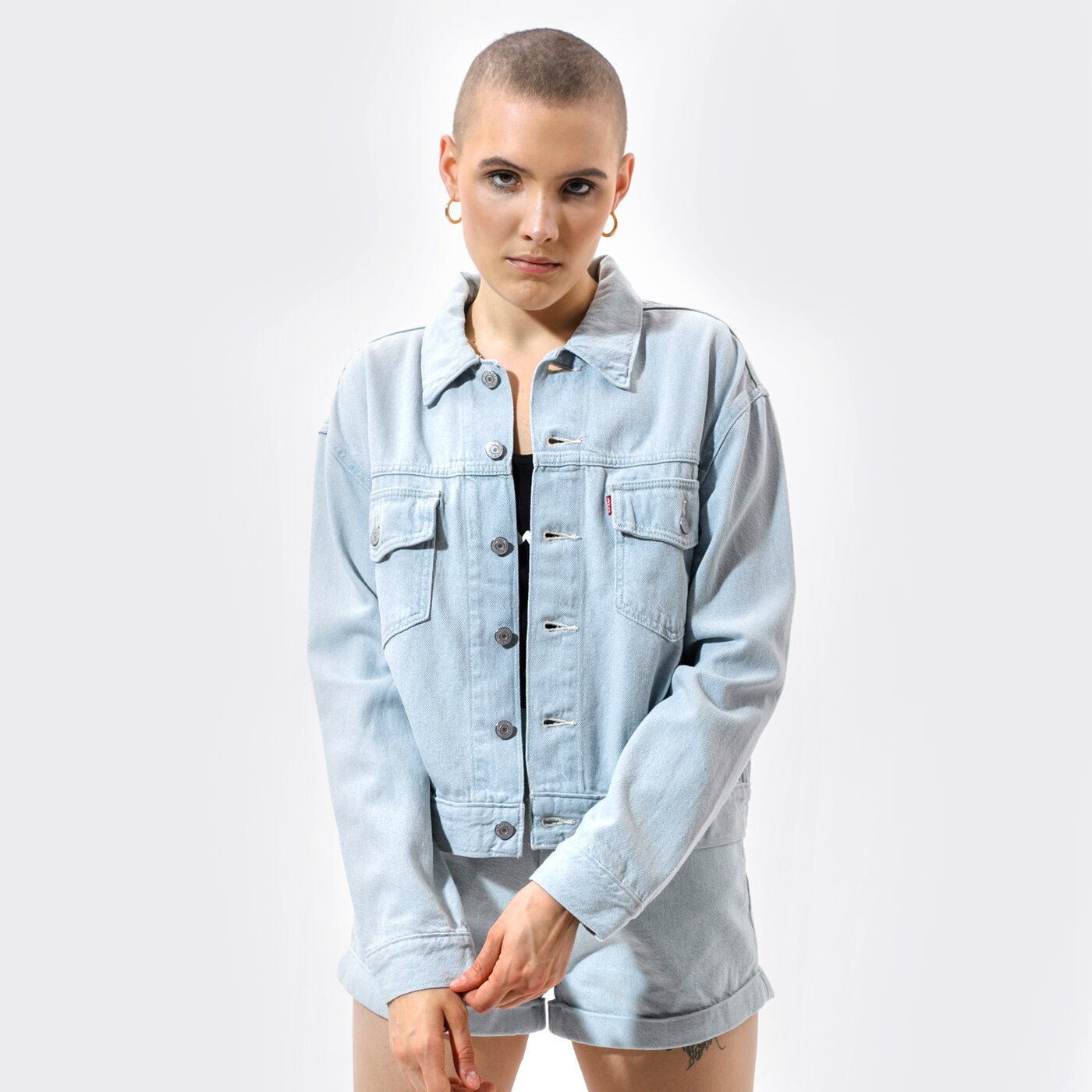 Дамско преходно яке LEVI'S ЯКЕ OVERSIZED UTILITY TRUCKR 39329-0006 цвят син