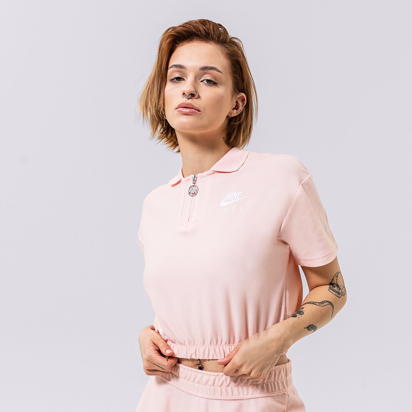 Дамска тениска NIKE ТЕНИСКА ТЕНИСКА ТИП ПОЛО dm6464-610 цвят розов