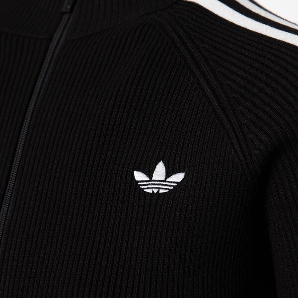 Дамски суичър ADIDAS СУИТЧЪР СЪС ЗАКОПЧАВАНЕ SLIM KNIT TT jy2597 цвят черен