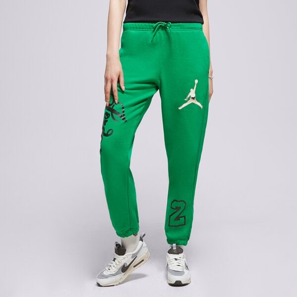 Дамски панталони JORDAN ПАНТАЛОНИ W J BRKLN FT GFX PANT dz3384-310 цвят зелен