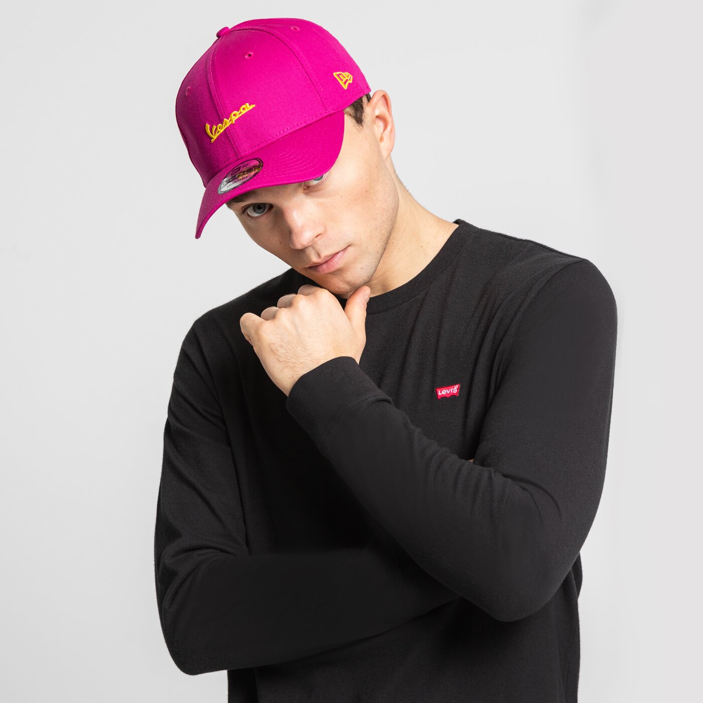 Мъжка шапка с козирка NEW ERA ШАПКА VESPA ESS 940 PNK VESPA PPK 60221451 цвят розов