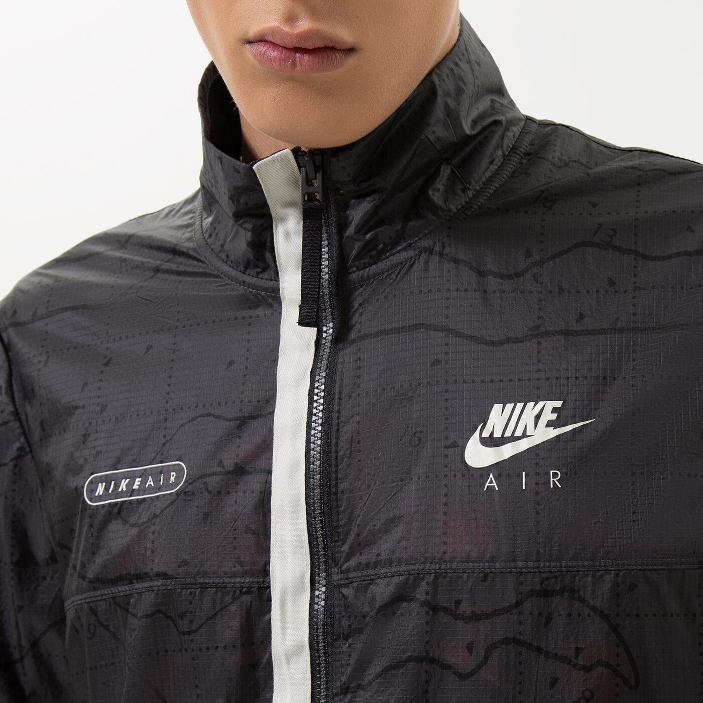 Мъжко преходно яке NIKE ЯКЕ БЕЗ КАЧУЛКА DN2112 dn2112-060 цвят черен