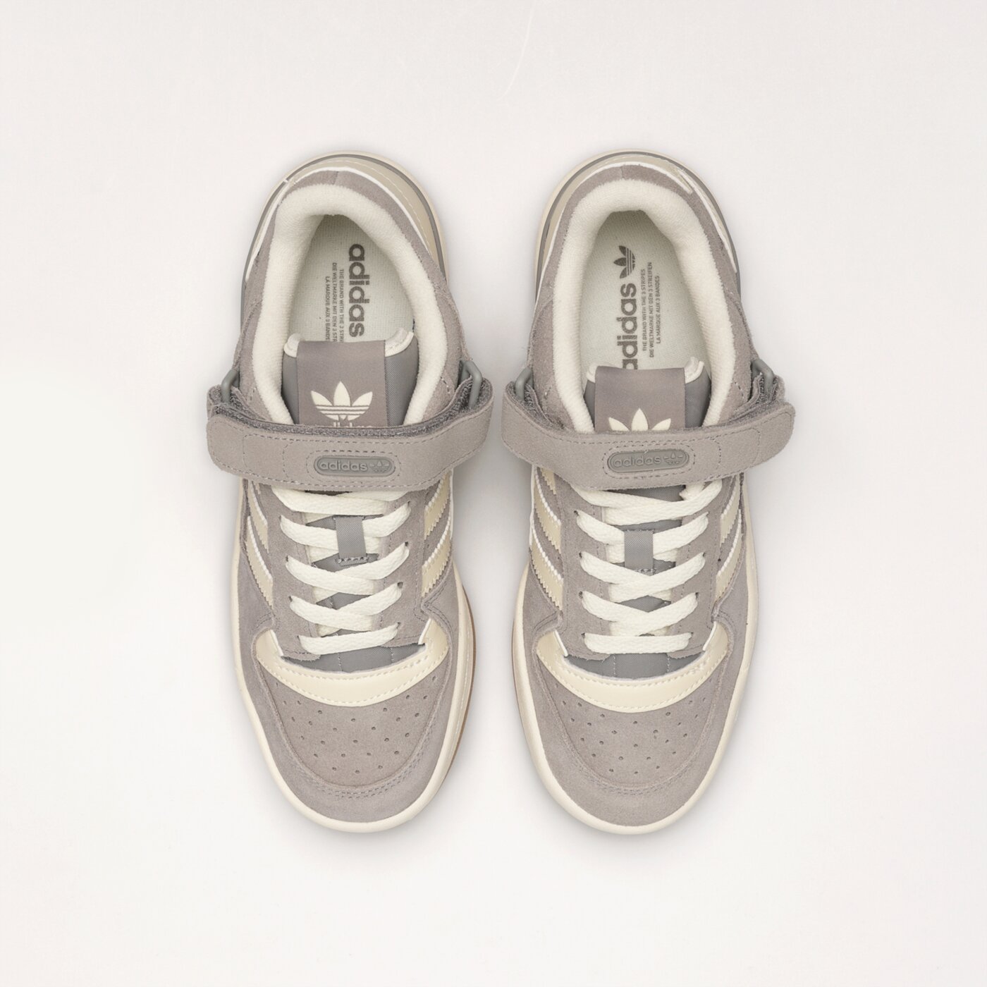 Детски маратонки ADIDAS FORUM LOW J hq7159 цвят сив