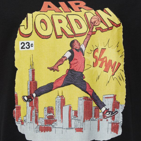Детска тениска JORDAN ТЕНИСКА JDB COMIC SLAM BOY 95f315-023 цвят черен