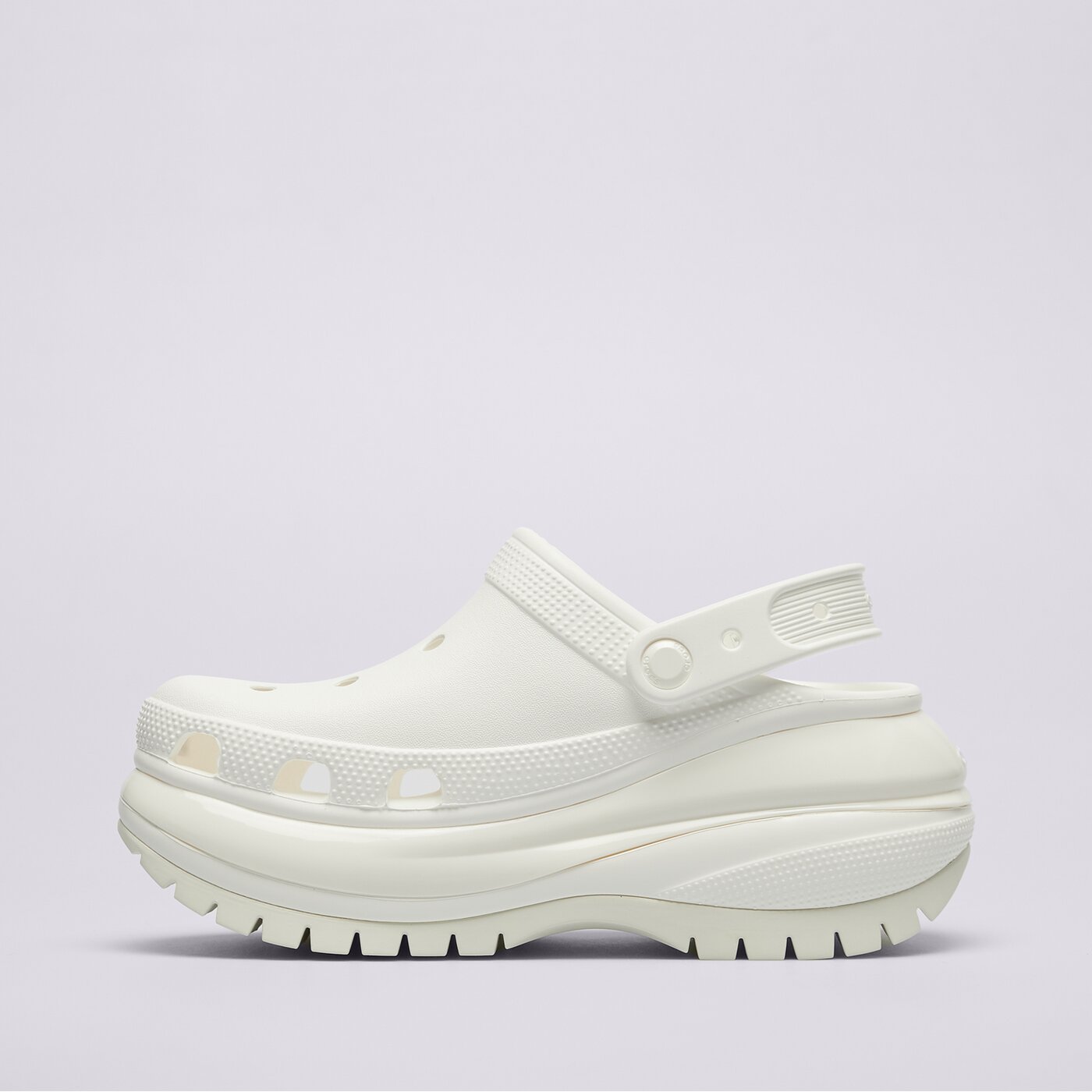 Дамски чехли и сандали CROCS CLASSIC MEGA CRUSH CLOG 207988100 цвят бял